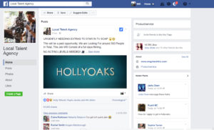 Hollyoaks Scam Page