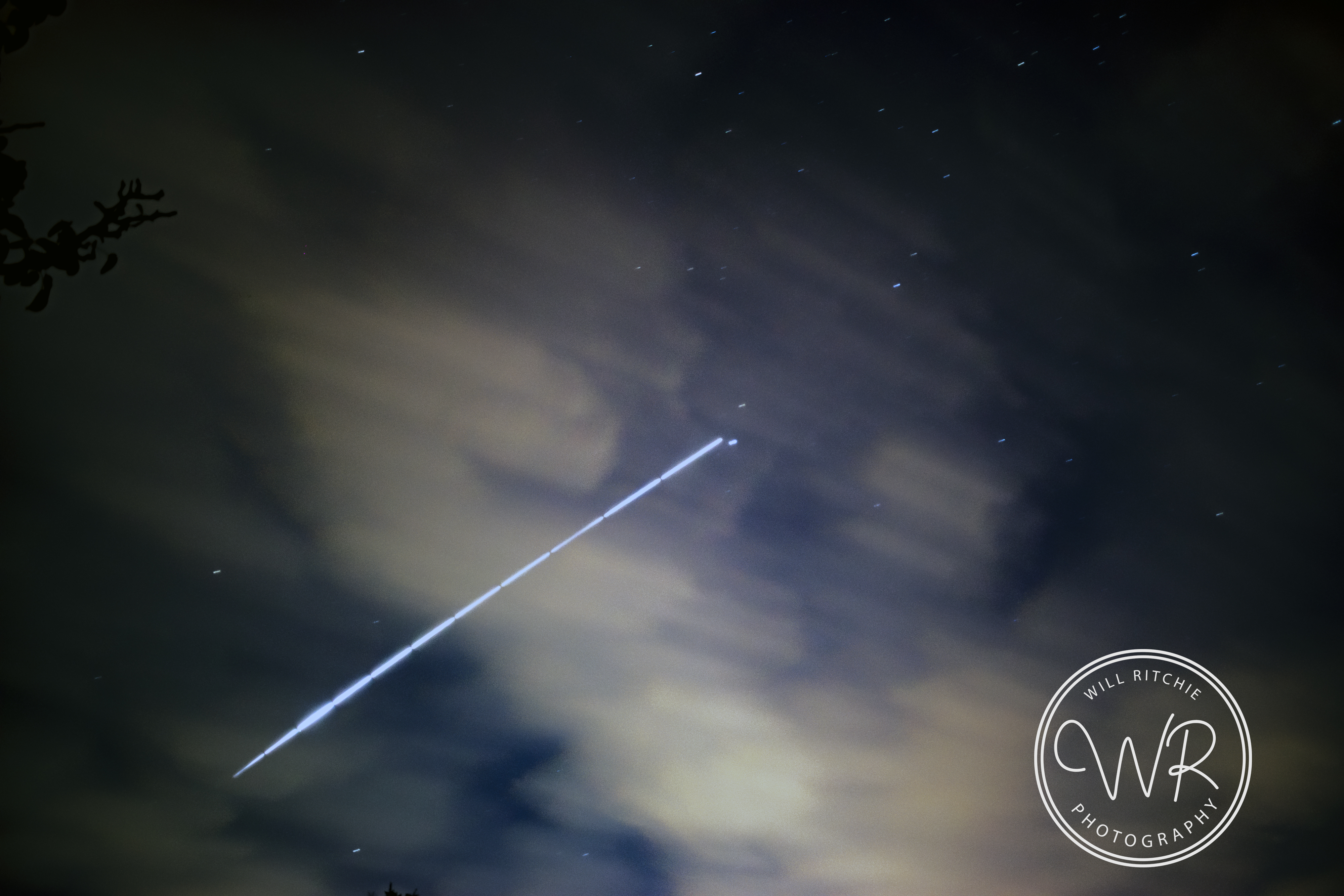 A second shot of the ISS transit yesterday evening.