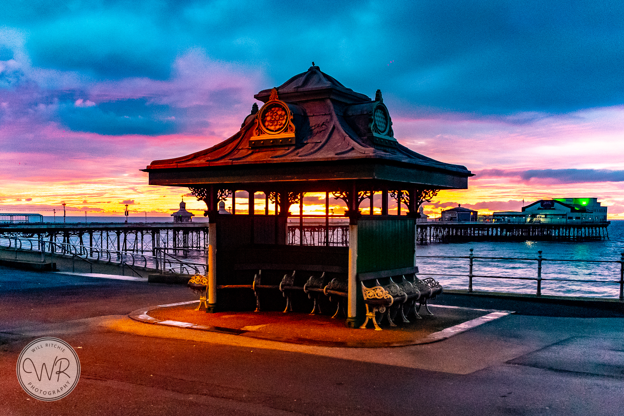Will Ritchie Photography Sunset photo by North Pier, Blackpool