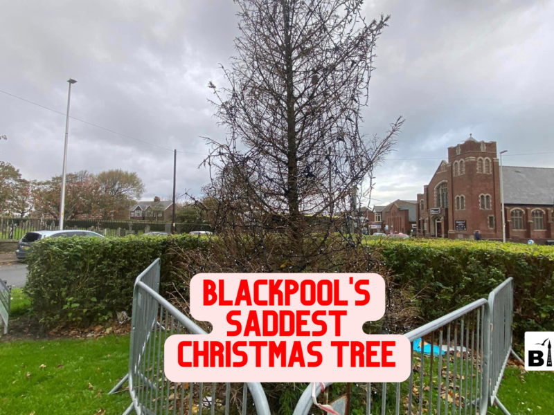 Is This Blackpool’s Saddest Christmas Tree?
